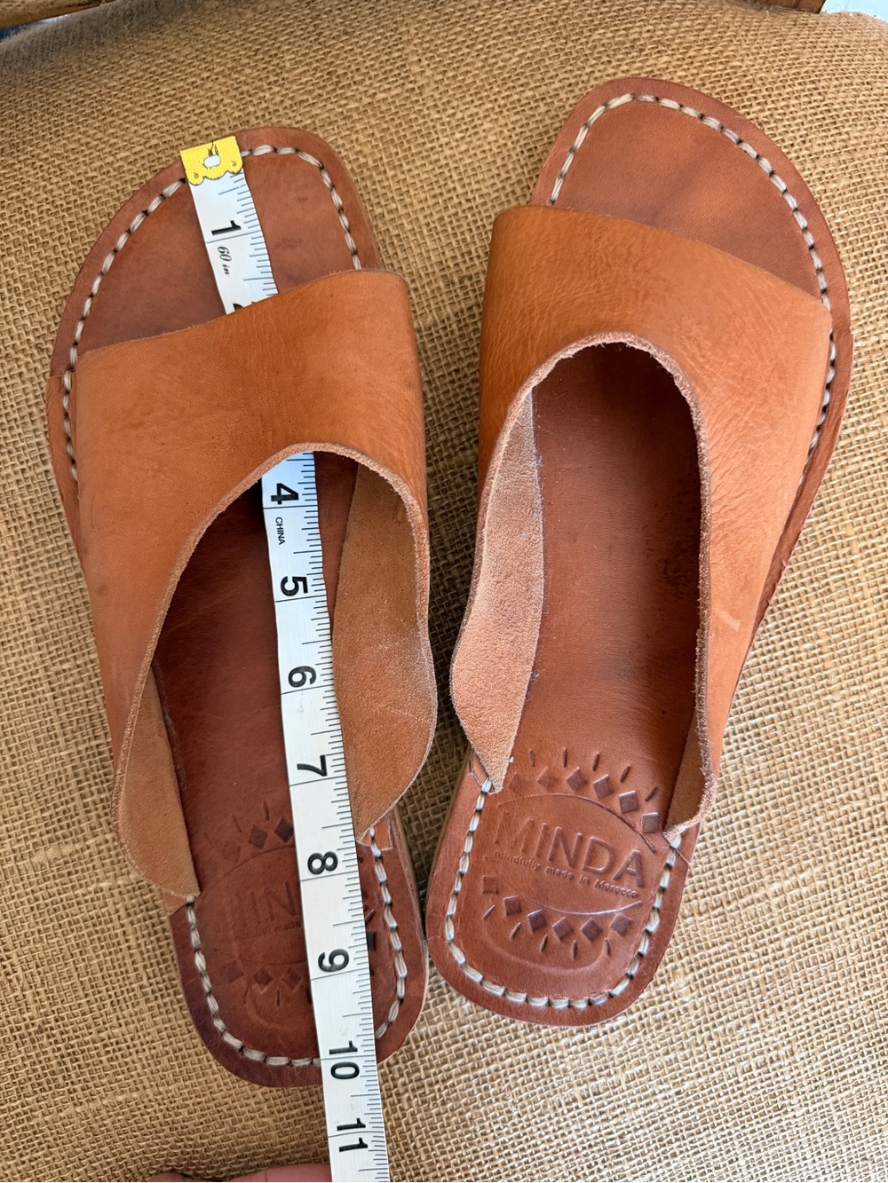 Celeste Brown Leather Sandals Minda Size 41, Women’s 10 NWT - Picture 4 of 6